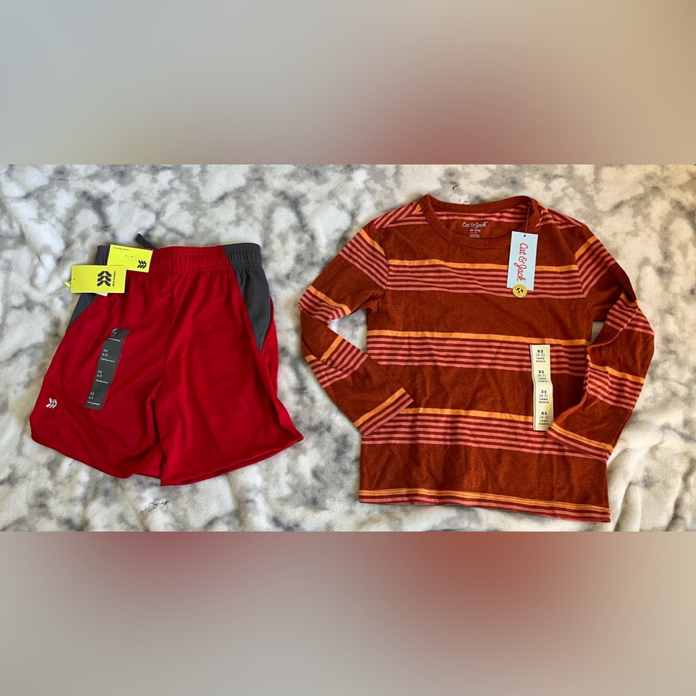 Boys Size XS 4/5 Clothing Bundle NWT